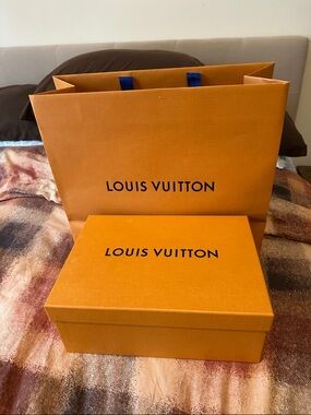 Louis Vuitton Orange Box and Matching Bag